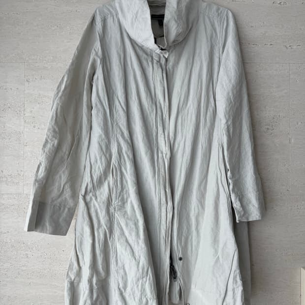 high neck zip up coat