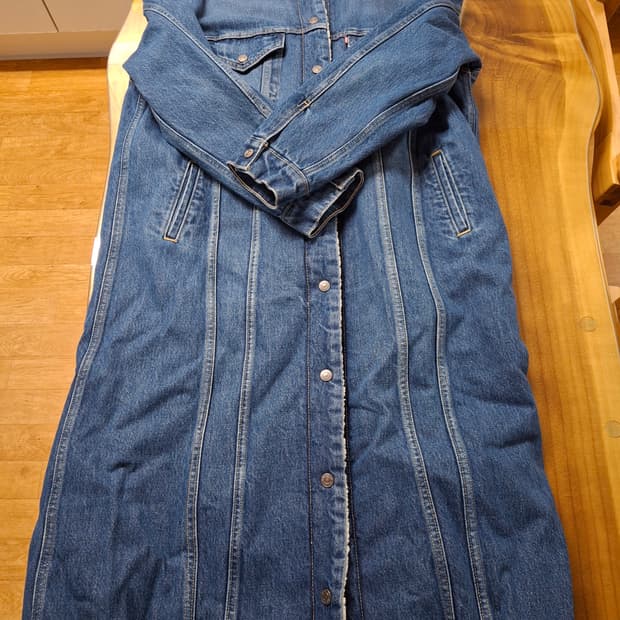 리바이스 셰르파 롱 자켓 M 사이즈 판매합니다!