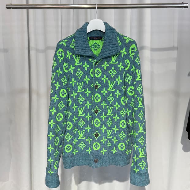 (XL) 루이비통 모노그램 시그니처 니트 가디건 