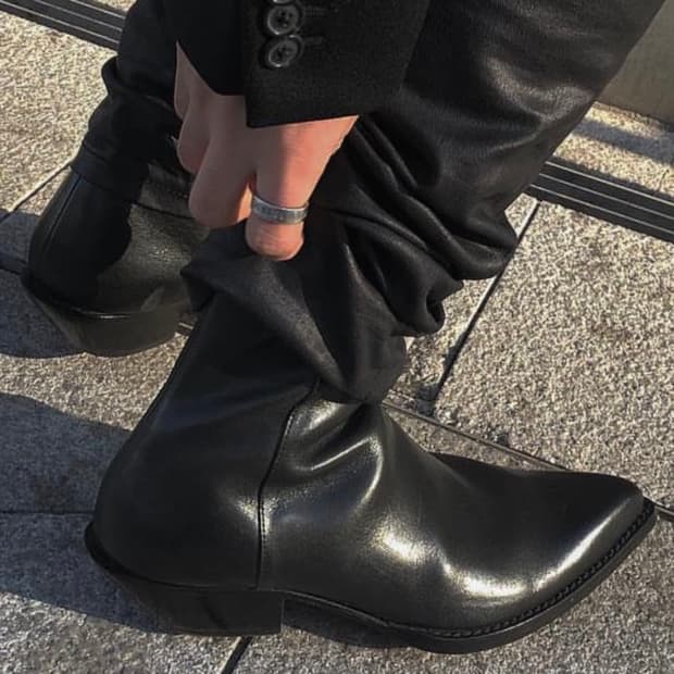 18FW margiela runway boots