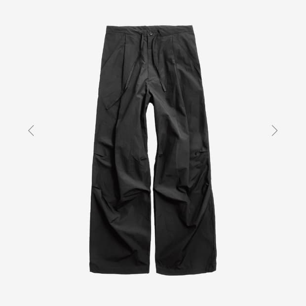 999휴머니티 NYLON EASY PANT BLACK 나일론 이지 팬츠