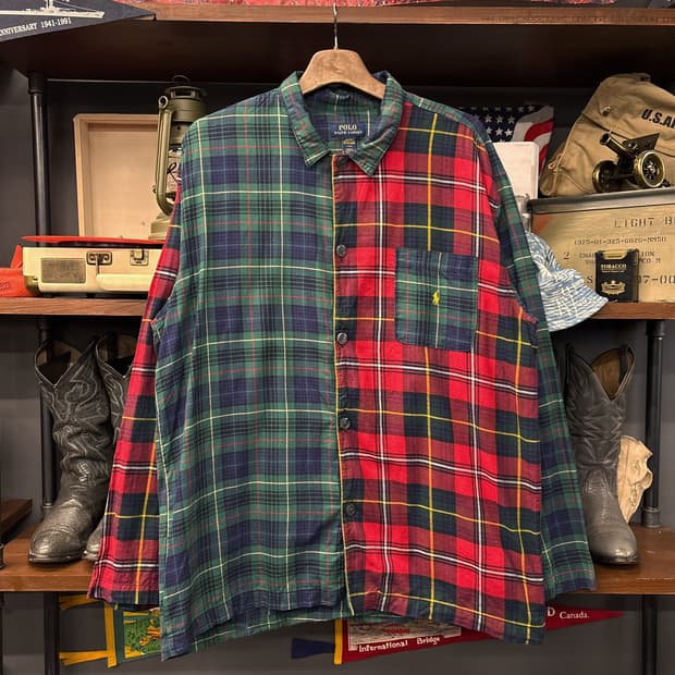 신형라벨 폴로 랄프로렌 시그니처 타탄 체크믹스 슬립웨어 N753