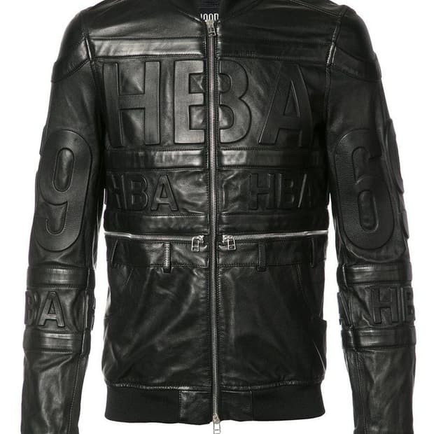 HOOD BY AIR HBA 레더 자켓