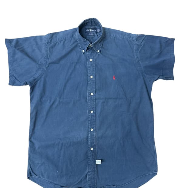 폴로 랄프로렌(POLO RALPH LAUREN) 네이비 코튼 반팔셔츠M