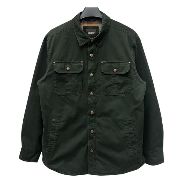 CQR 씨큐알 카키 셔츠 자켓 XL