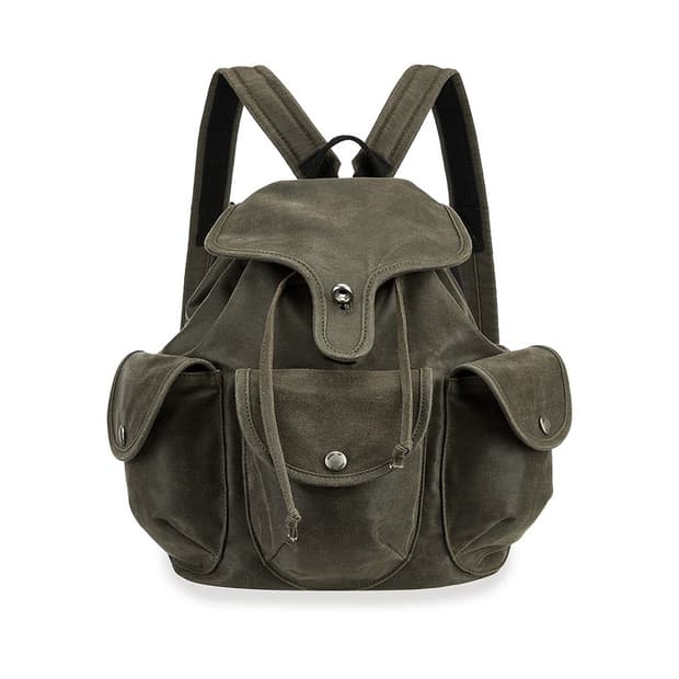 Open yy OIL SKIN CARGO BACKPACK