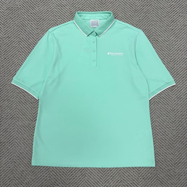 디스커버리 베이직 로고 피케티셔츠 v3890