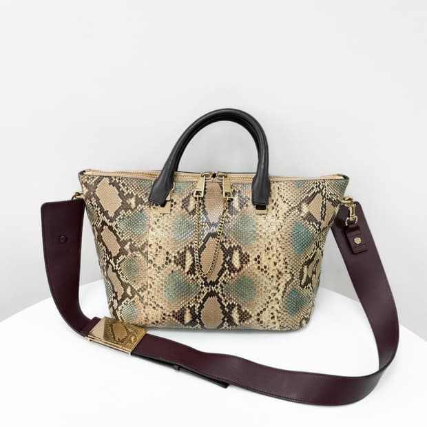 끌로에 파이톤 레더 2WAY 토트 & 크로스백