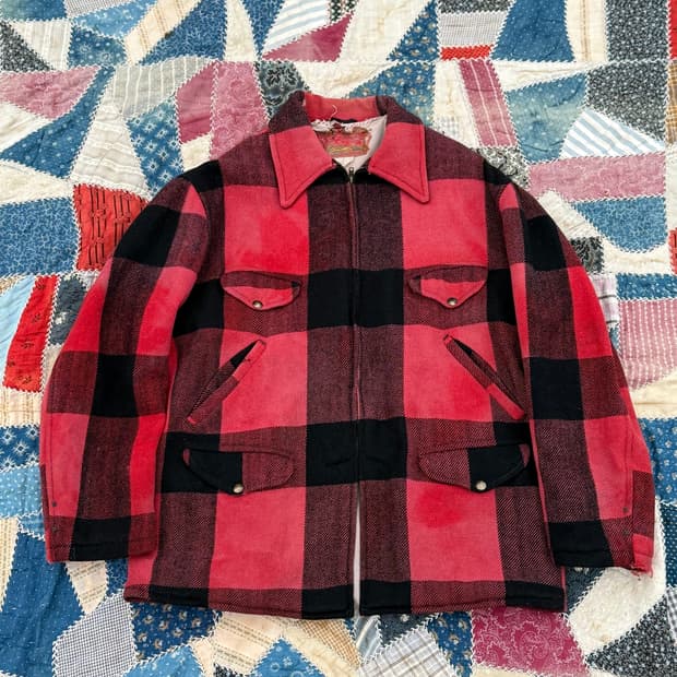 1940‘s Buffalo Check Wool Hunting Jacket