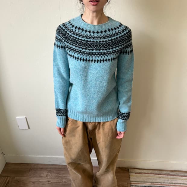 하울린 스코틀랜드 쉐기독 스웨터