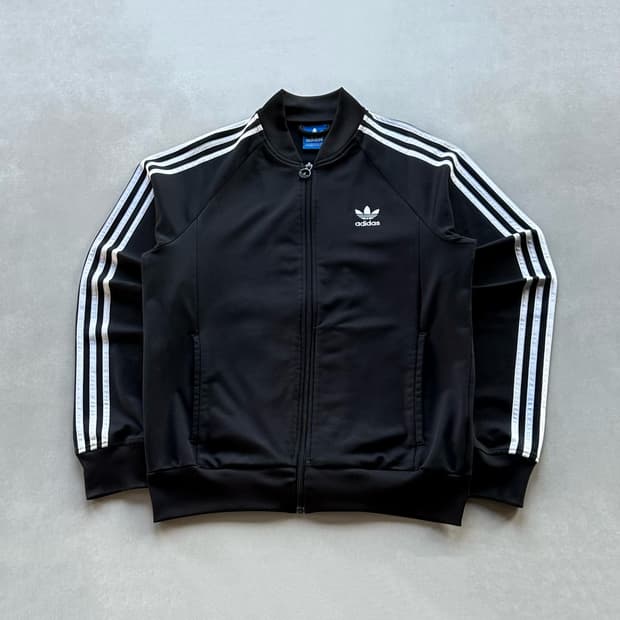 [L]아디다스 트레포일 블랙 트랙탑 져지