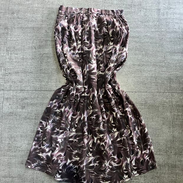 일본빈티지 달천깔페어리 보헤미안 명화 롱스커트