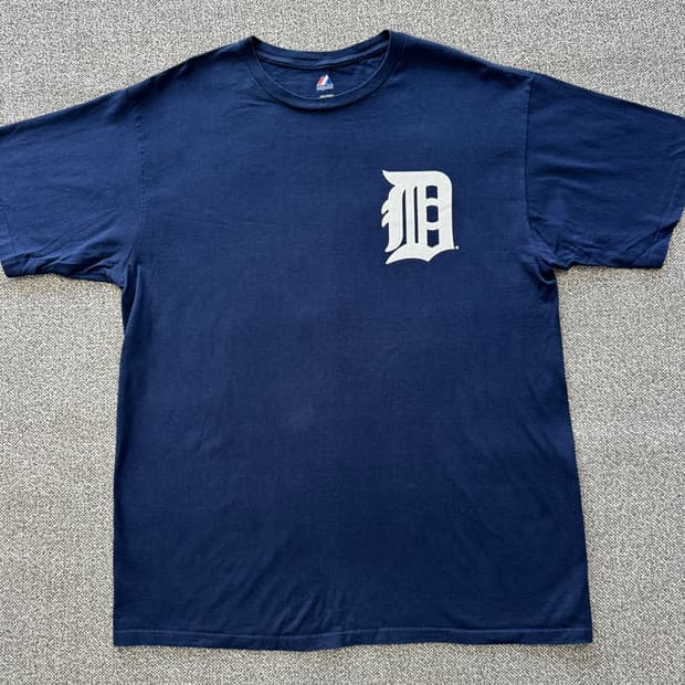 마제스틱 디트로이트 타이거즈 저스틴 벌랜더 공식 네임 앤 넘버 티셔츠