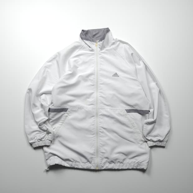 00s 아디다스 올드스쿨 미니멀 기모 바람막이 (L)
