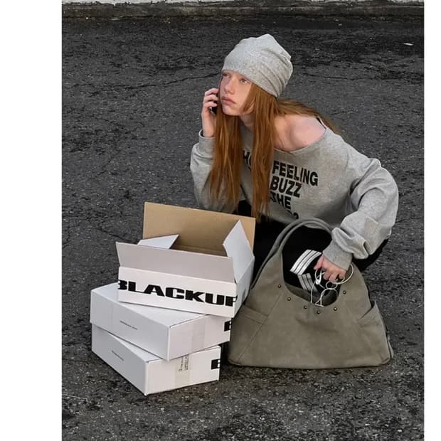 블랙업 MADE 숄더백