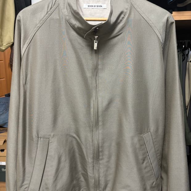 [L]세븐바이세븐 실크울 드리즐러 해링턴 자켓