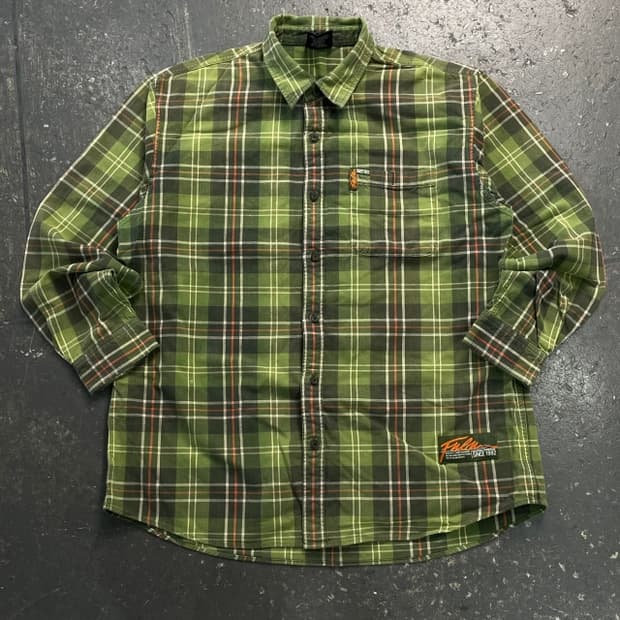 100 fubu 후부 체크셔츠 