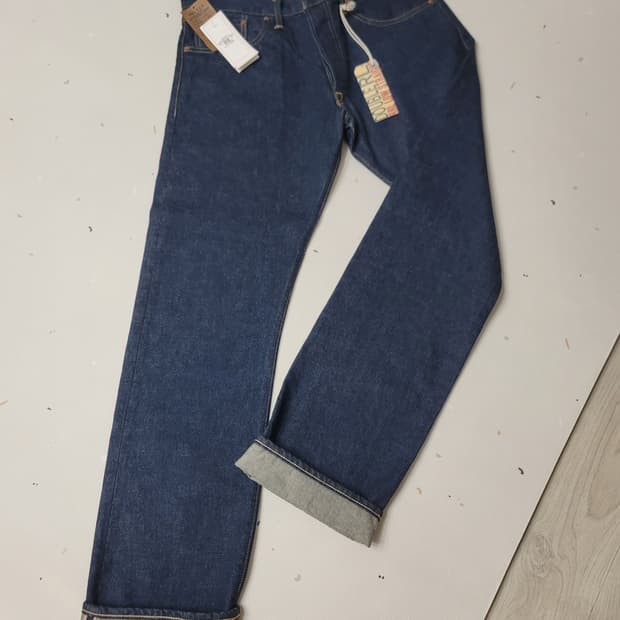 더블알엘 RRL 로우스트레이트 셀비지진(원워시)