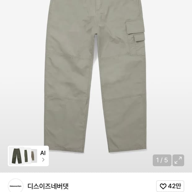 Thisisneverthat utility field pant stone