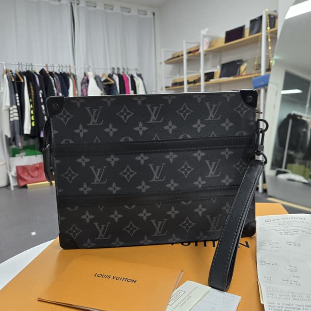 [A급컨디션]루이비통 이클립스 트렁크 클러치백