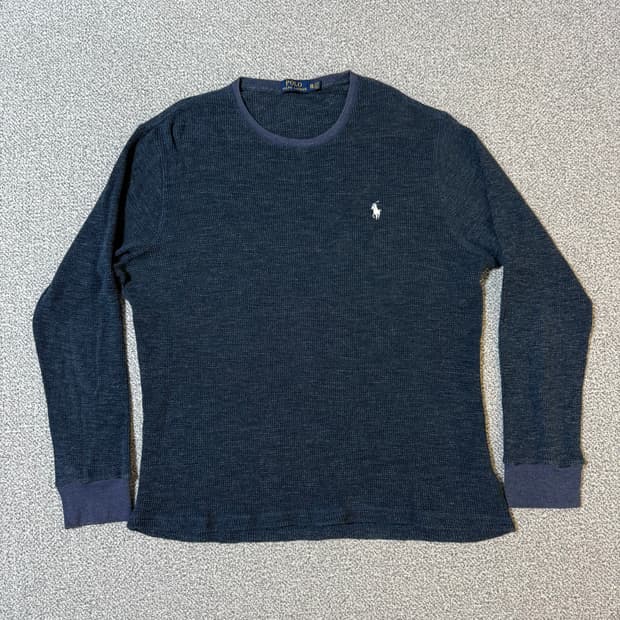 폴로 랄프로렌 와플 긴팔티 2XL