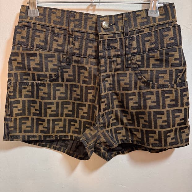 [정품] 펜디(FENDI JEANS) 주카 패턴 반바지 (27인치)