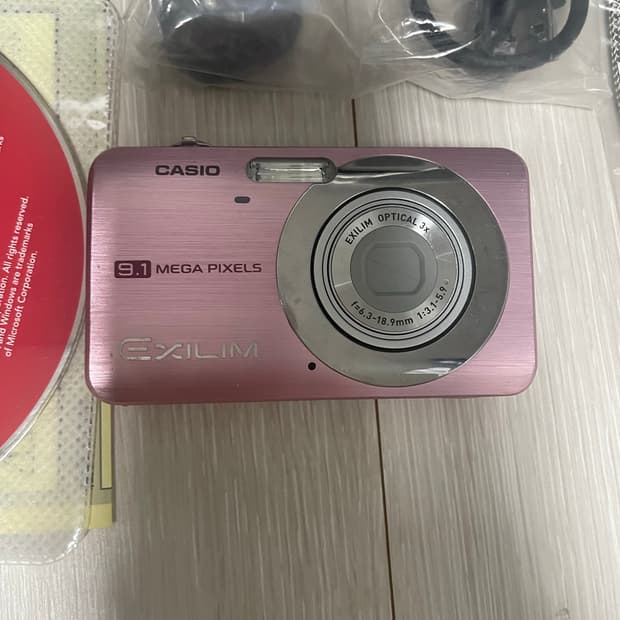 카시오 엑슬림 casio ex-z80 베이비핑크