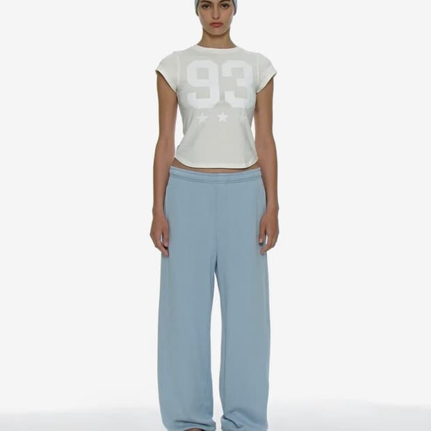 파르티멘토 우먼 pw 라운딩 스웻팬츠 스카이 M