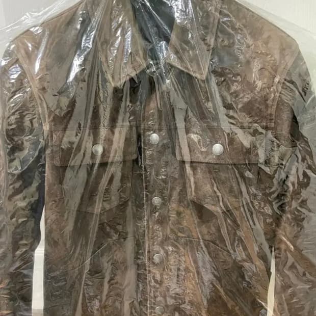 [미개봉 새상품] 톰포드 캐시미어 스웨이드 트러커 시그니처 브라운 48