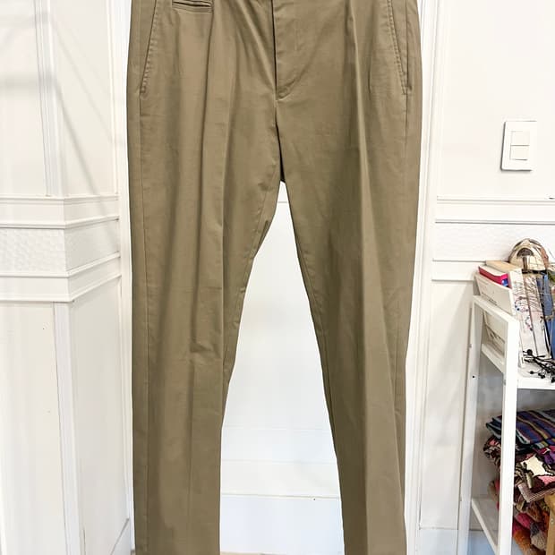 트래드클럽 베이지 코튼 팬츠