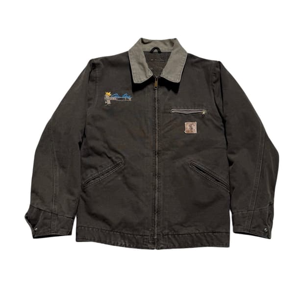 칼하트 J97 체스트넛 디트로이트 워크 자켓