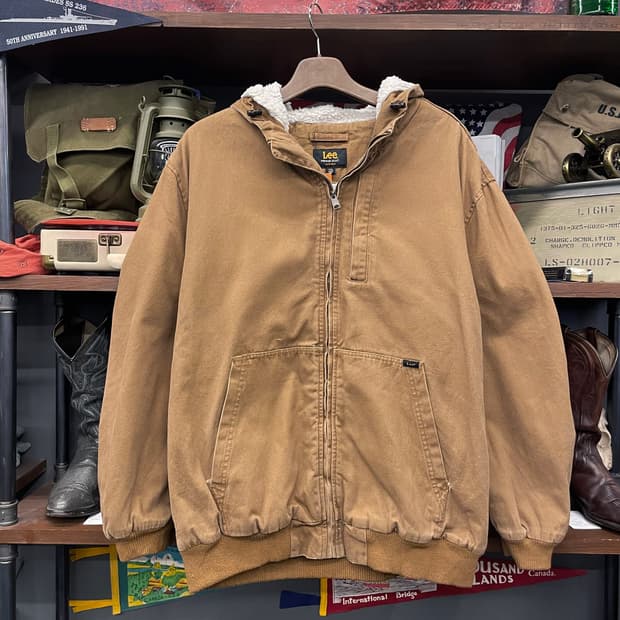 Lee 프리미엄 셀렉트 쉐르파 안감 후드 워크 자켓