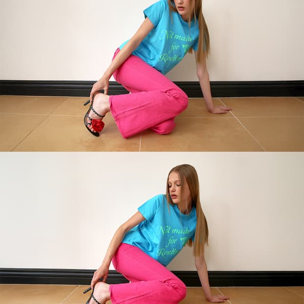 Just.haus ROSE GRAPHIC TEE sky blue