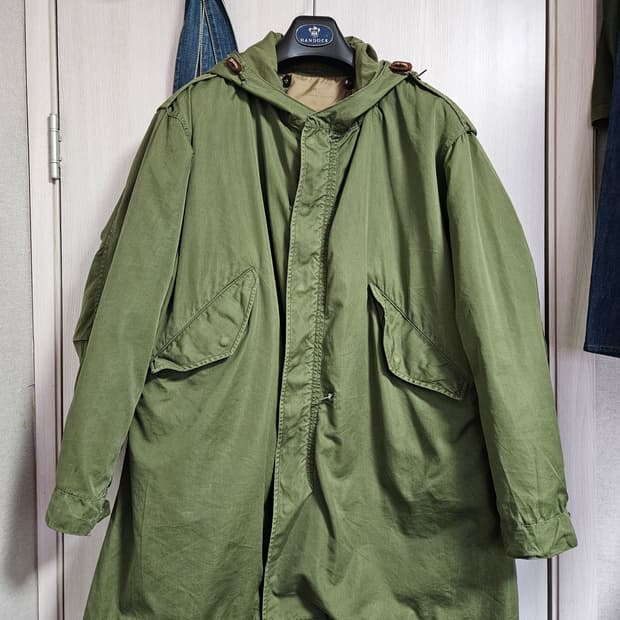 50s og  m51 미군 피쉬테일 파카 내 외피 s