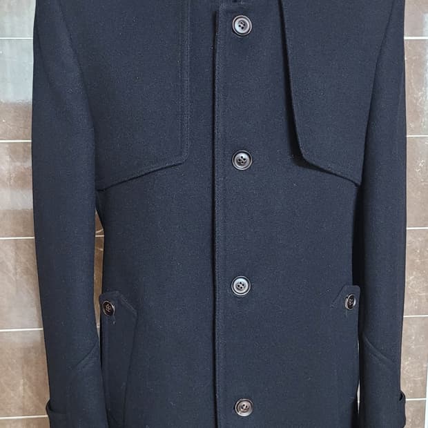 (남성95사이즈) BASSO HOMME 더블코트,자켓(모89)