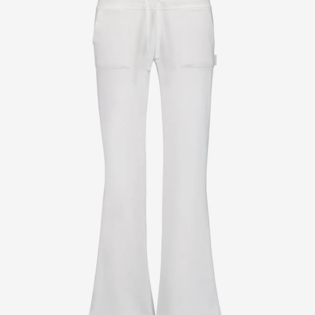 포어링 Lace banding sweatpants (white) M사이즈