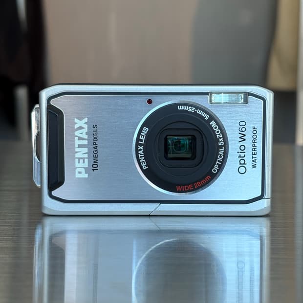 한글지원/날짜표시)펜탁스 옵티오 wp60 빈티지디카