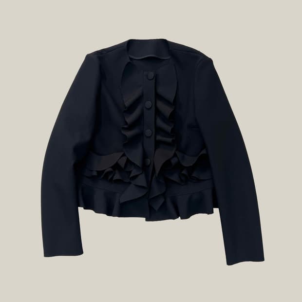 MSGM 러플 셔링 자켓
