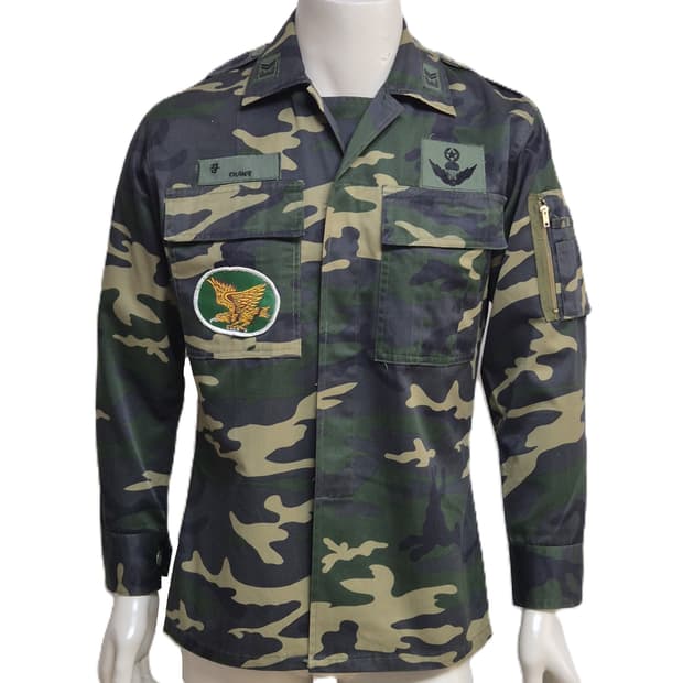 육군 구형 1공수특전여단 중사 사제 독사복 전투복 상의 자켓 (L)