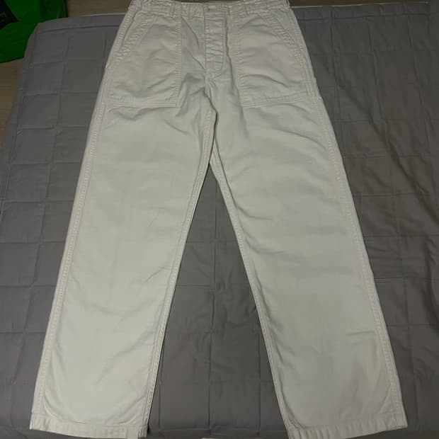 [3] 오어슬로우 퍼티그 팬츠 에크루 크림 아이보리