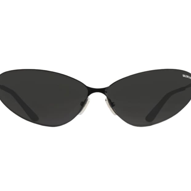 발렌시아가 Balenciaga 레이저캣 선글라스 블랙