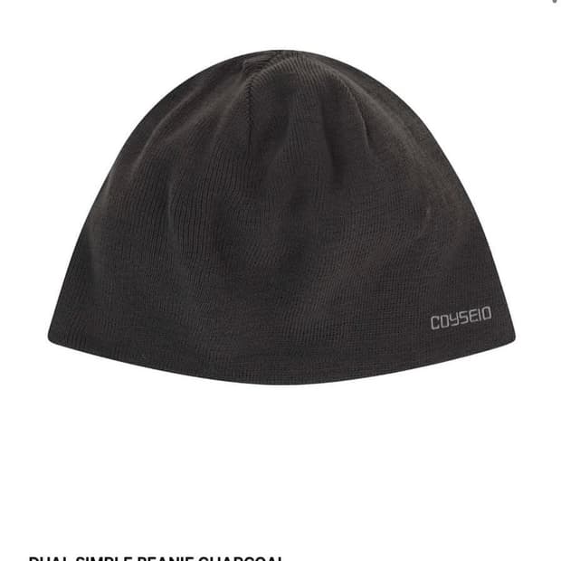 코이세이오 듀얼 심플 비니 차콜