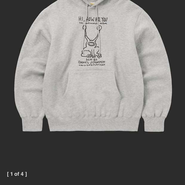 (새상품)디네댓 danieljohnston hoodie