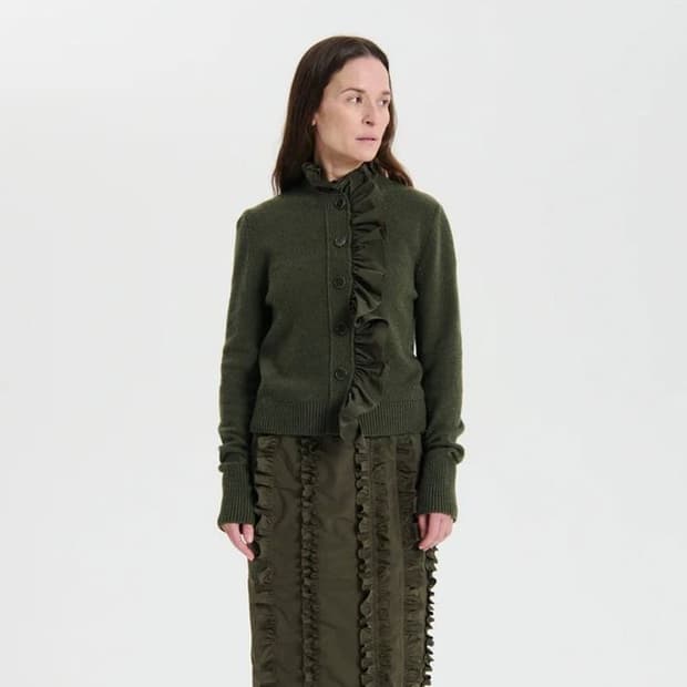 Oscar 가디건 (grey olive) 