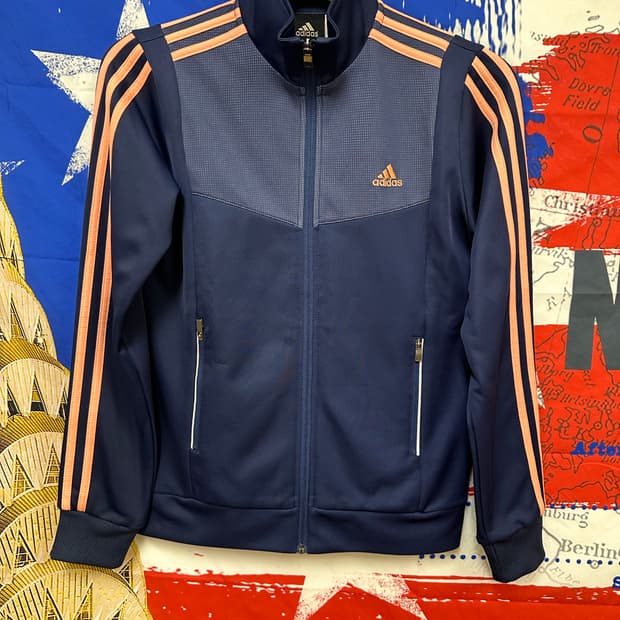 s급 아디다스 핑크 삼선트랙탑 져지 s90