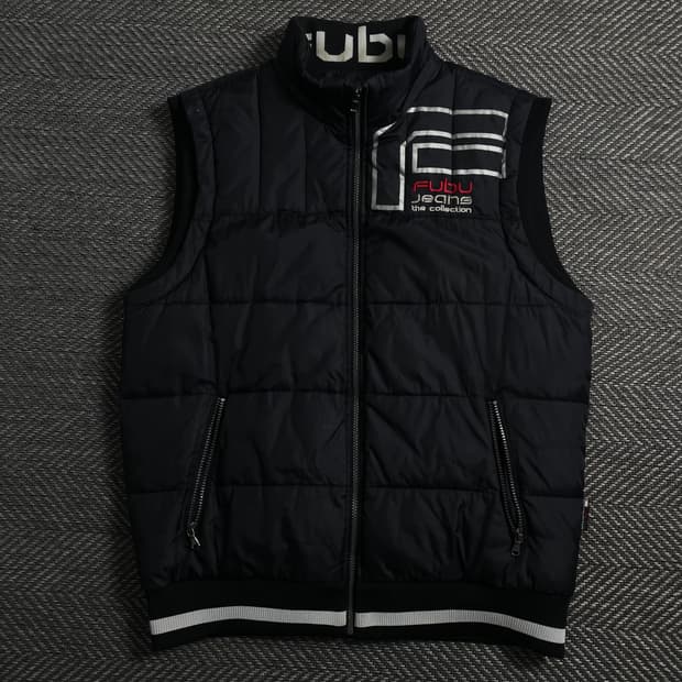 00s 후부 빈티지 y2K 빅로고 다운 베스트 o 4147