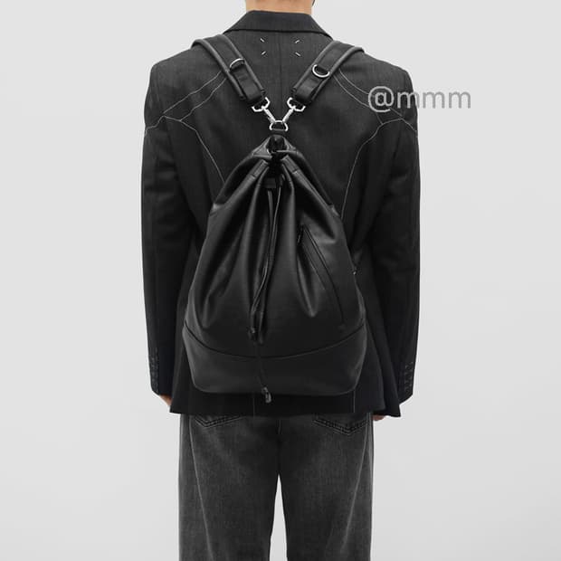 [Unisex] 복조리 딤섬 레더 백팩