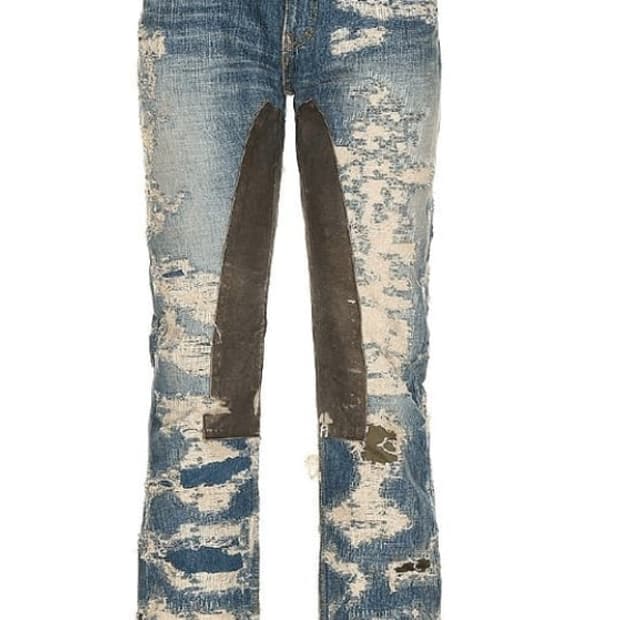 지방시 몰스킨 보로 데님팬츠 