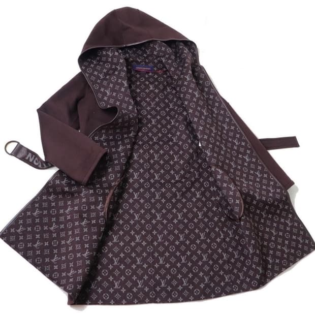 루이비통 후디드 랩 코트