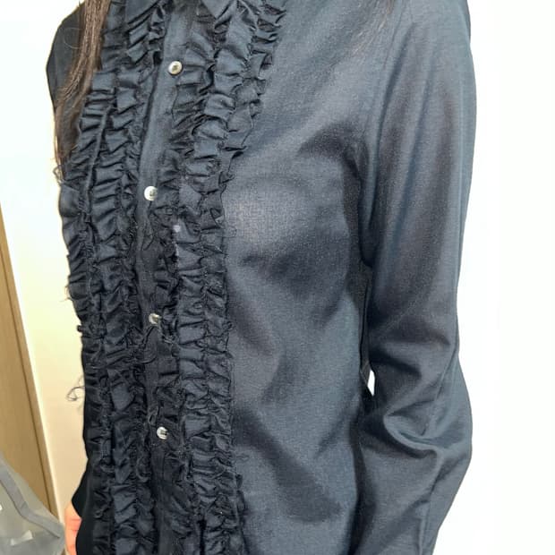 꼼데가르송 프릴 셔츠